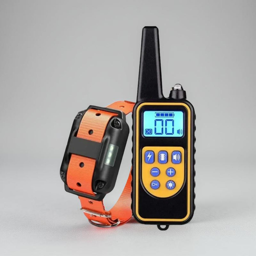 Obroża Dla Psa Treningowa Sterowana Pilotem Wibracja Dźwięk Impuls