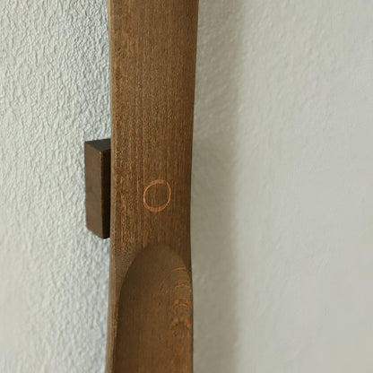 Obuwnicza Łyżka Pomocnik Długa Magnetyczna Drewniana