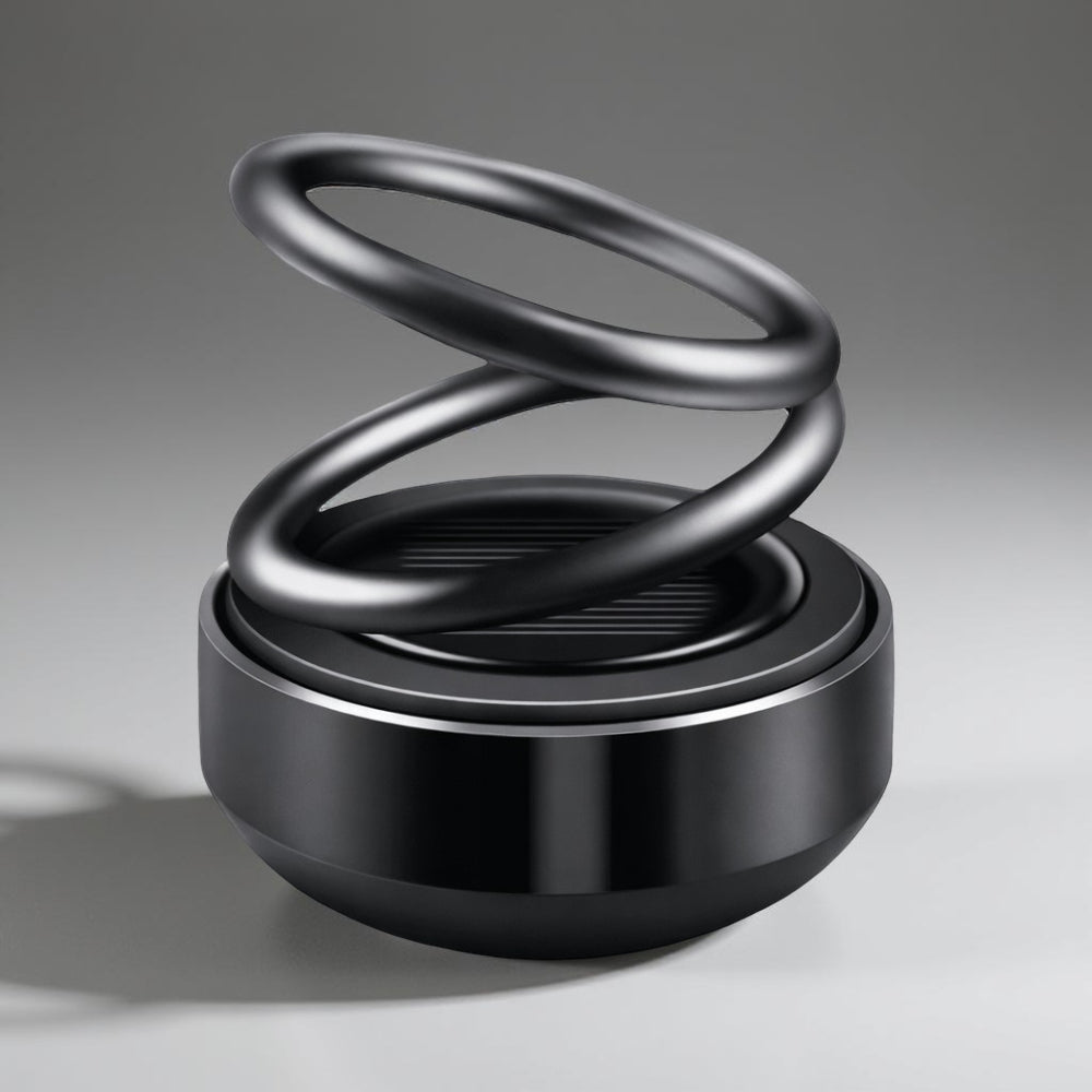 Odświeżacz Powietrza Samochodowy Solarny Obrotowy Aromaterapia