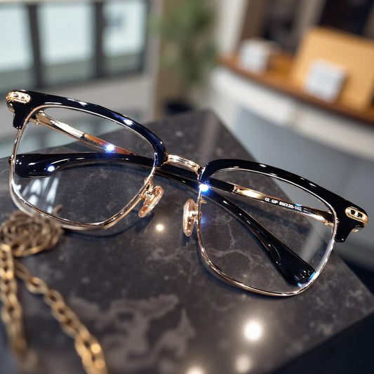 Decorative Metal Classic Reading Glasses Frames