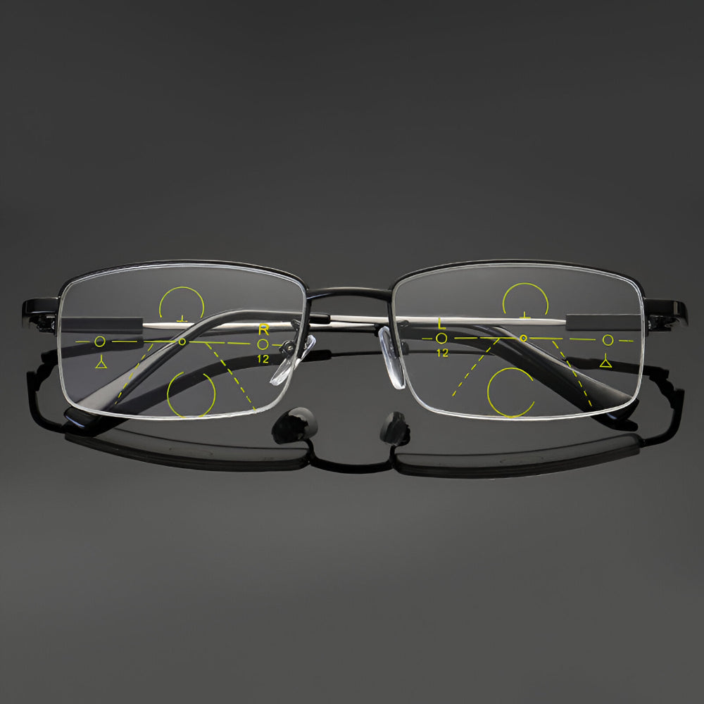 Progressive Metal Reading Glasses for Everyday Use