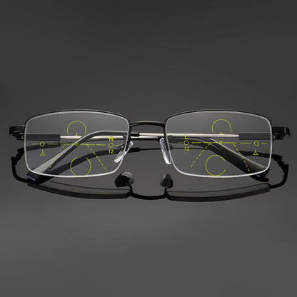 Progressive Metal Reading Glasses for Everyday Use