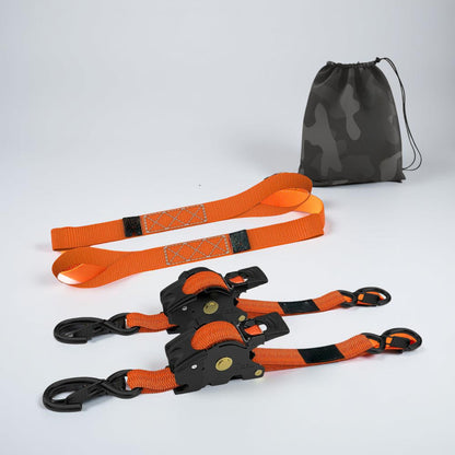 Self-Retracting Ratchet Cargo Straps