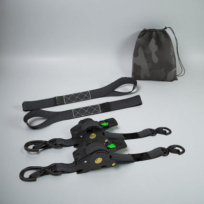 Self-Retracting Ratchet Cargo Straps