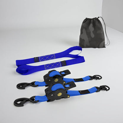 Self-Retracting Ratchet Cargo Straps