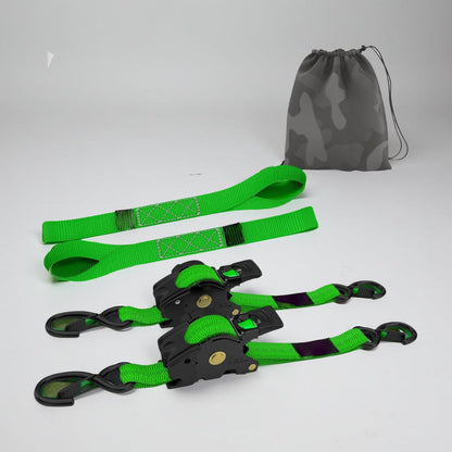 Self-Retracting Ratchet Cargo Straps