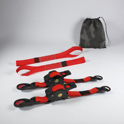 Self-Retracting Ratchet Cargo Straps