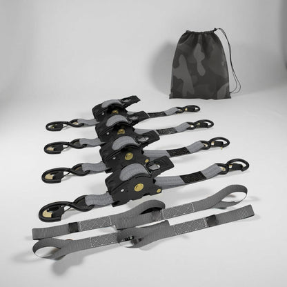 Self-Retracting Ratchet Cargo Straps
