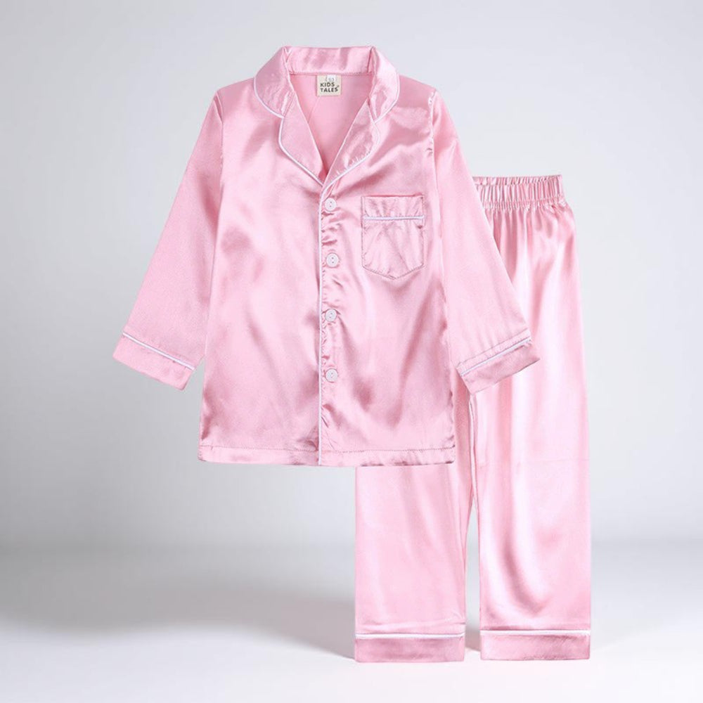 Children's Two-Piece Nightwear with Buttons Classic