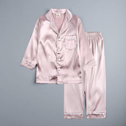 Children's Two-Piece Nightwear with Buttons Classic