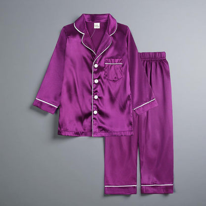 Children's Two-Piece Nightwear with Buttons Classic