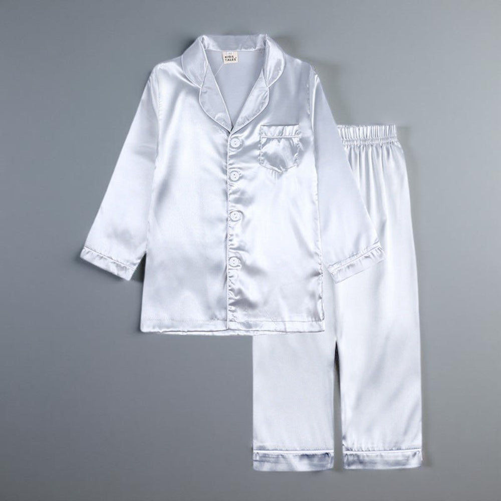 Children's Two-Piece Nightwear with Buttons Classic