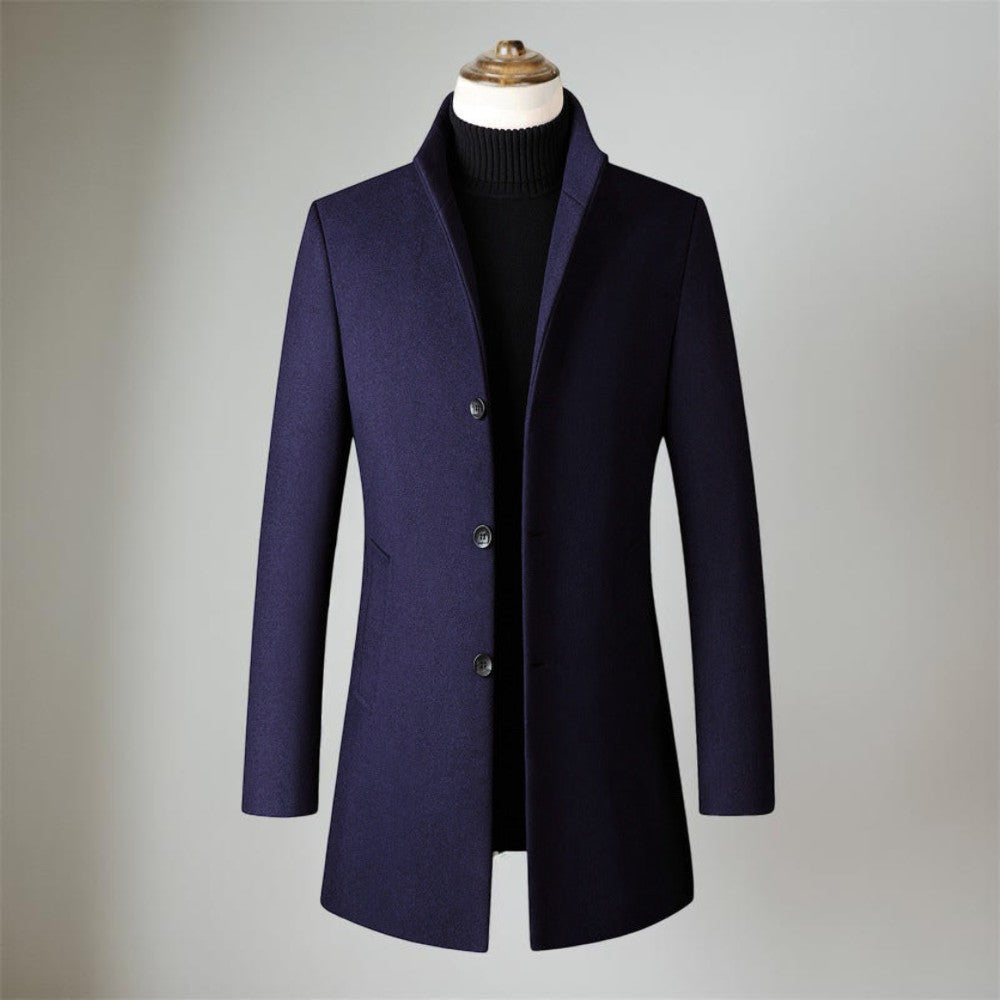 Men's Single-Breasted Classic Coat Three Buttons