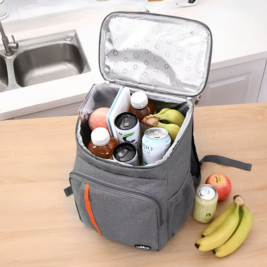 Thermal Insulated Backpack Cooling Food Drinks Travel