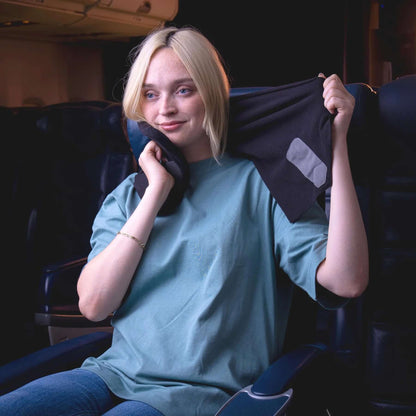 Poduszka Podróżna Szyjna Owijana Podparcie Siedzące