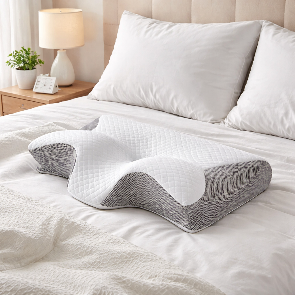 Shaped Sleeping Pillow Neck Spine Support