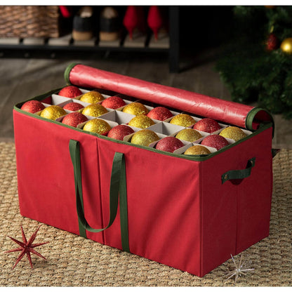 Container Baubles Storage Decorations Holiday Organizer