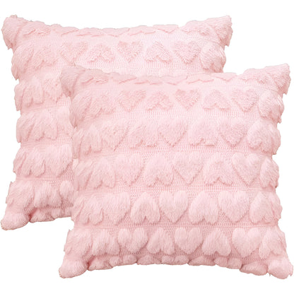 Poszewka Dekoracyjna Sezonowa Motyw Serc Wnętrza