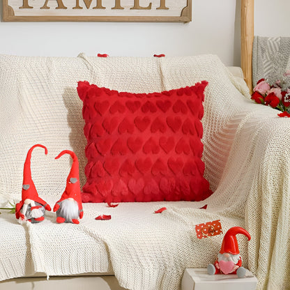Poszewka Dekoracyjna Sezonowa Motyw Serc Wnętrza