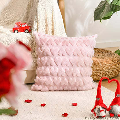 Poszewka Dekoracyjna Sezonowa Motyw Serc Wnętrza