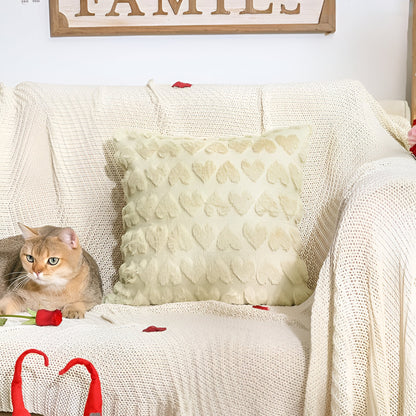 Poszewka Dekoracyjna Sezonowa Motyw Serc Wnętrza