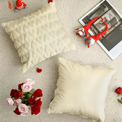 Poszewka Dekoracyjna Sezonowa Motyw Serc Wnętrza