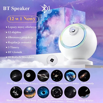 Star Projector Night Lamp Bluetooth Space Projection LED