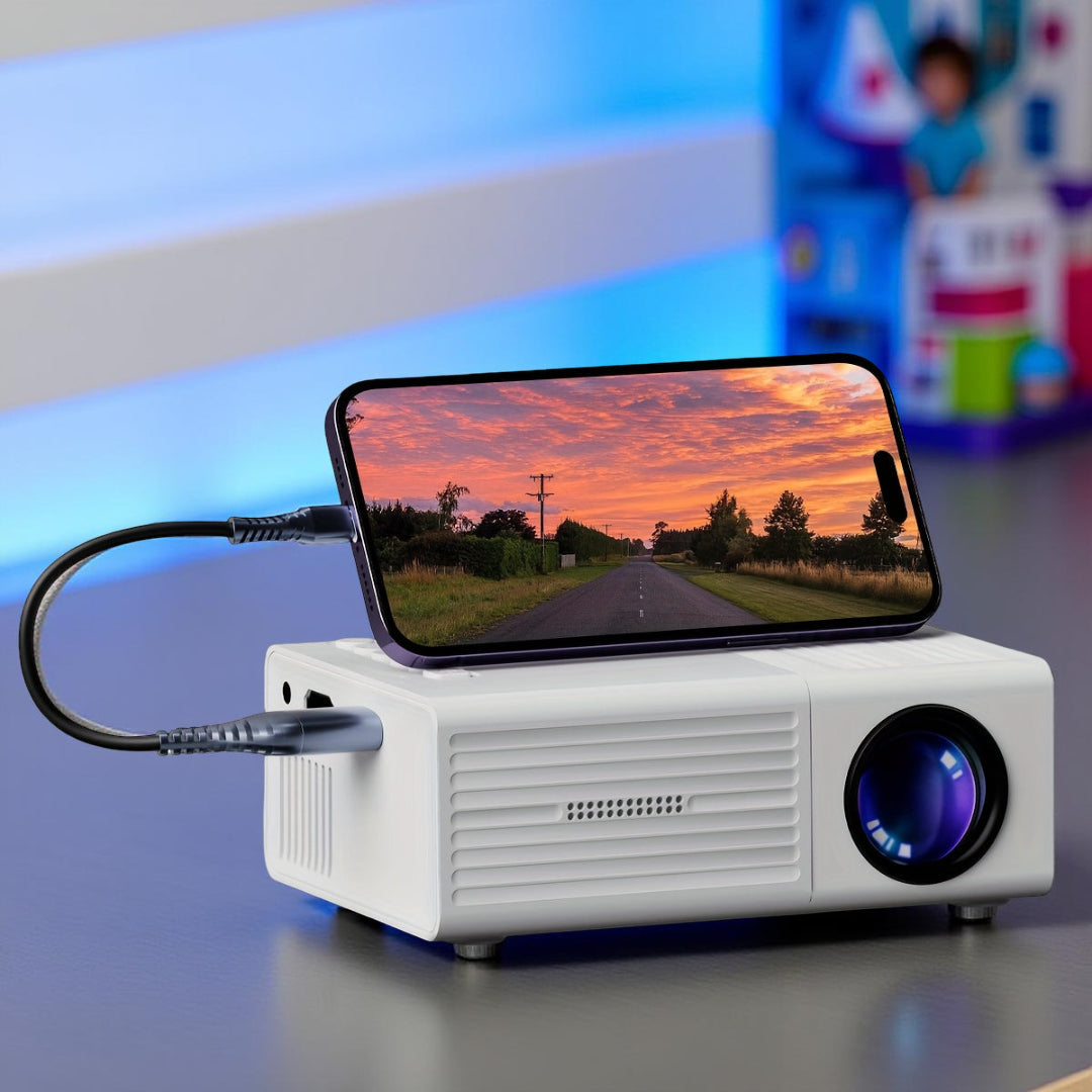 Mini Projector 3000 Lumens Portable Home Theater