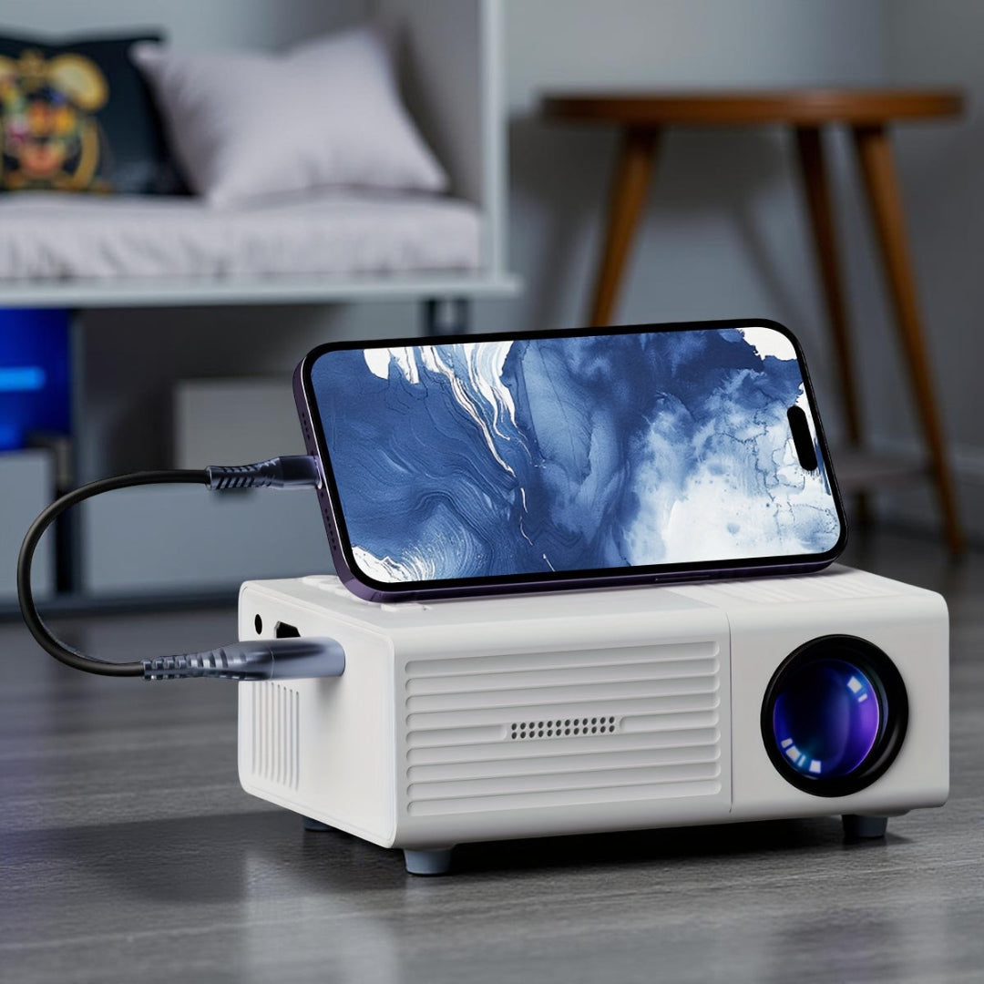 Mini Projector 3000 Lumens Portable Home Theater