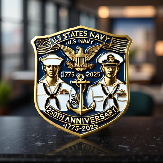 Metal Patriotic Badge Collector's Emblem