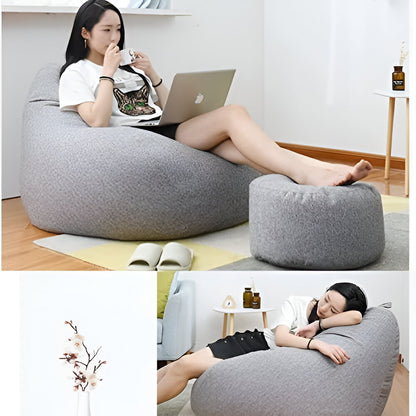 Pufa Sako Pokrowiec Salon Nowoczesne Siedzisko