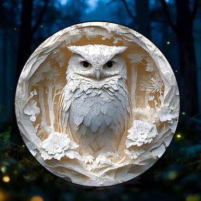 Wooden Puzzle Artistic Decorative Owl
