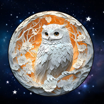 Wooden Puzzle Artistic Decorative Owl