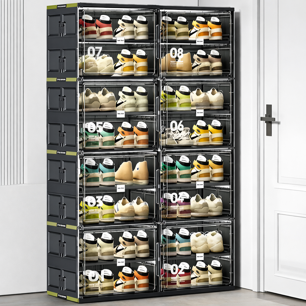 Regał Obuwie Modułowy Pionowy Przechowywanie Domowe