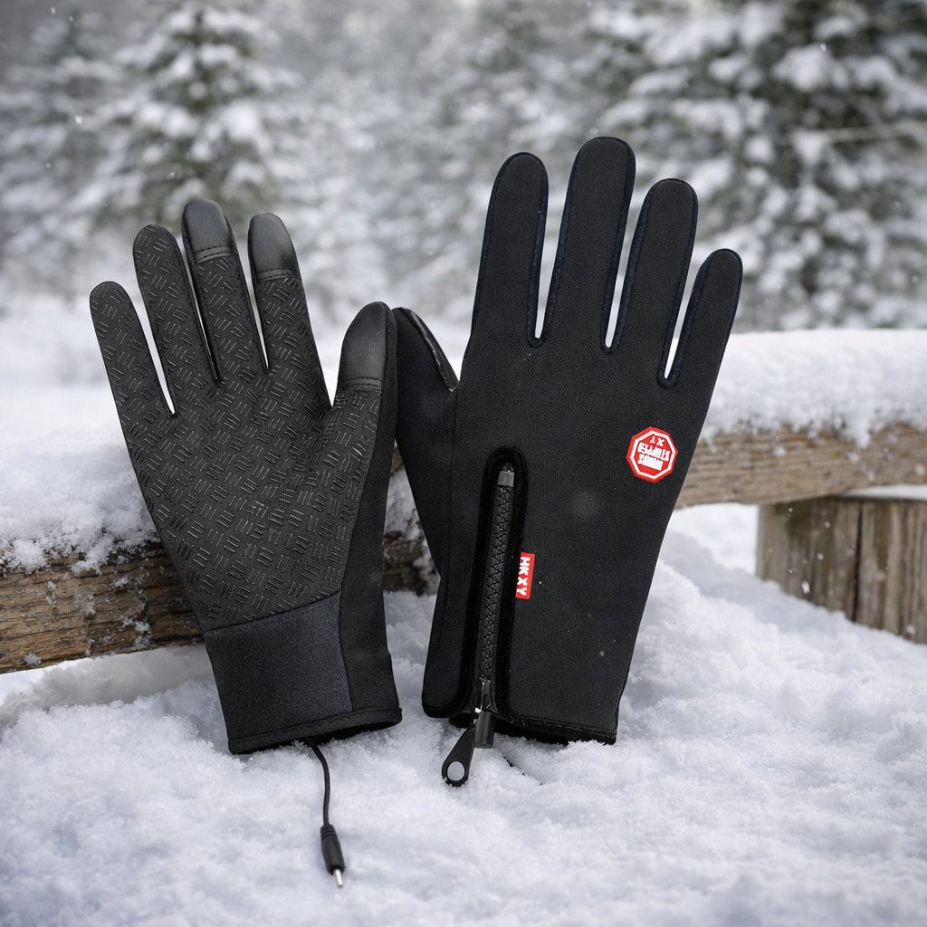 Rękawice Grzewcze Zimowe Obsługa Ekranów Dotykowych