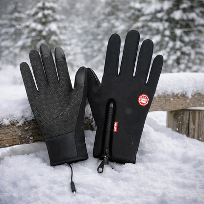 Rękawice Grzewcze Zimowe Obsługa Ekranów Dotykowych