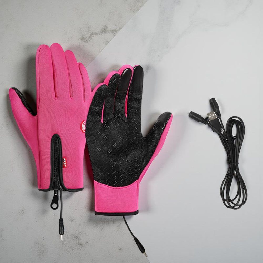 Rękawice Grzewcze Zimowe Obsługa Ekranów Dotykowych
