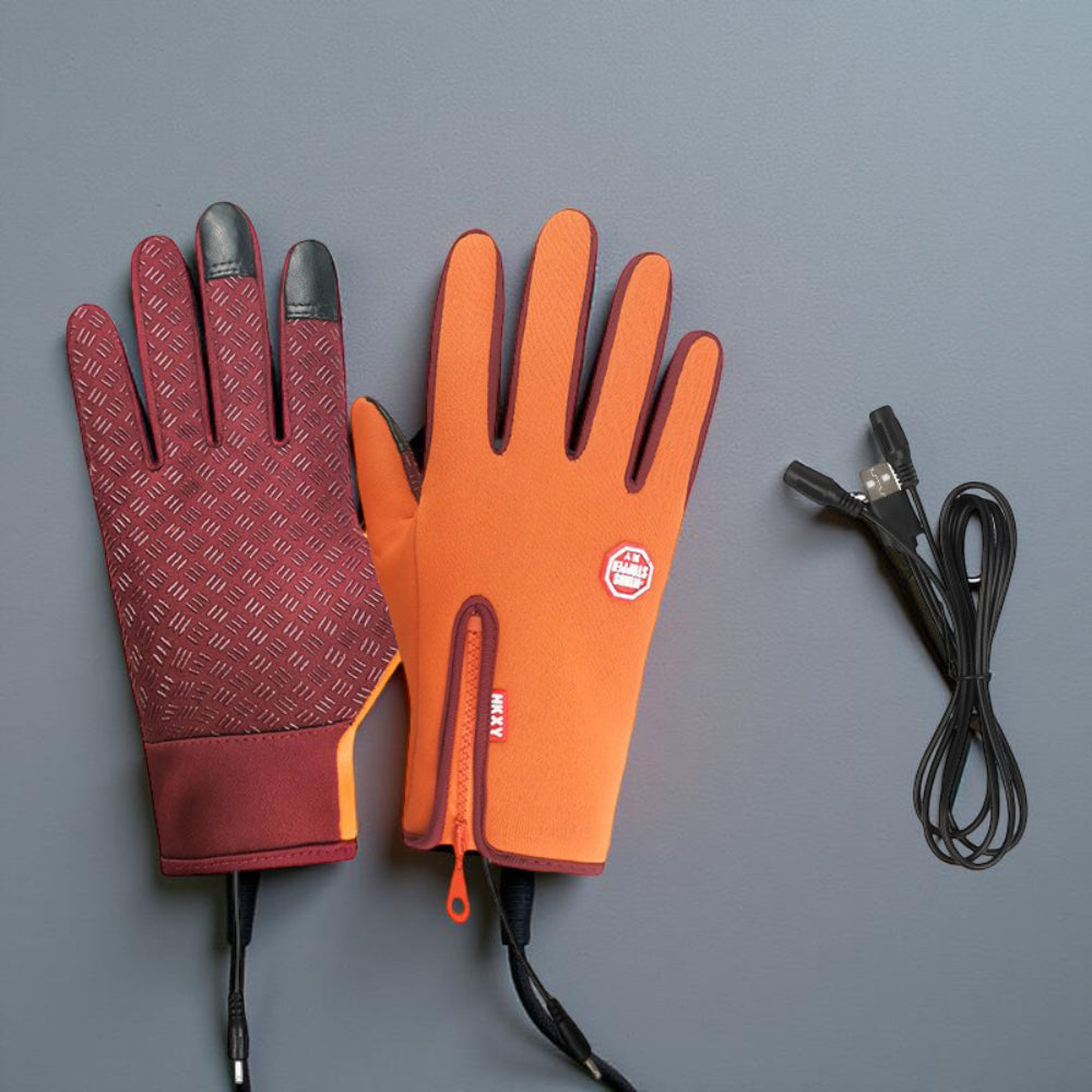 Rękawice Grzewcze Zimowe Obsługa Ekranów Dotykowych