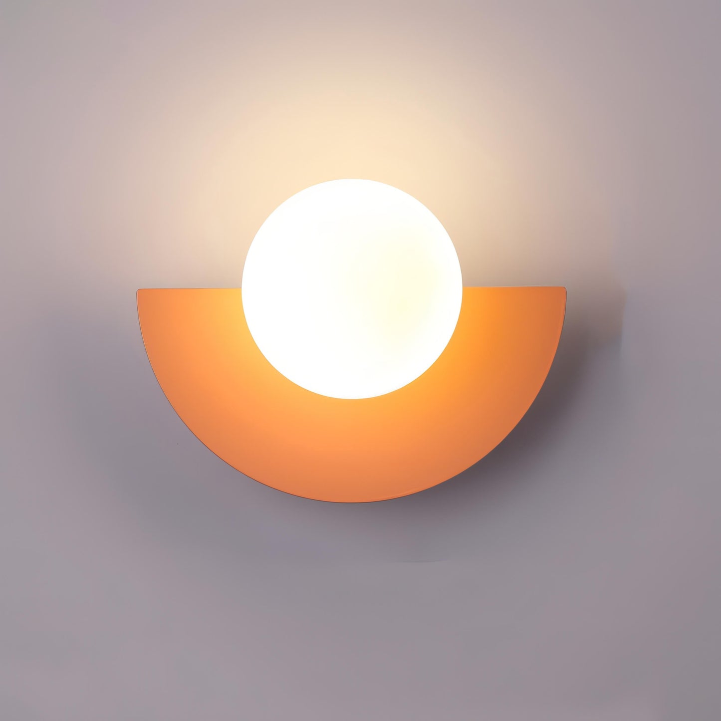 Półokrągła Lampa Ścienna LED | Vintage