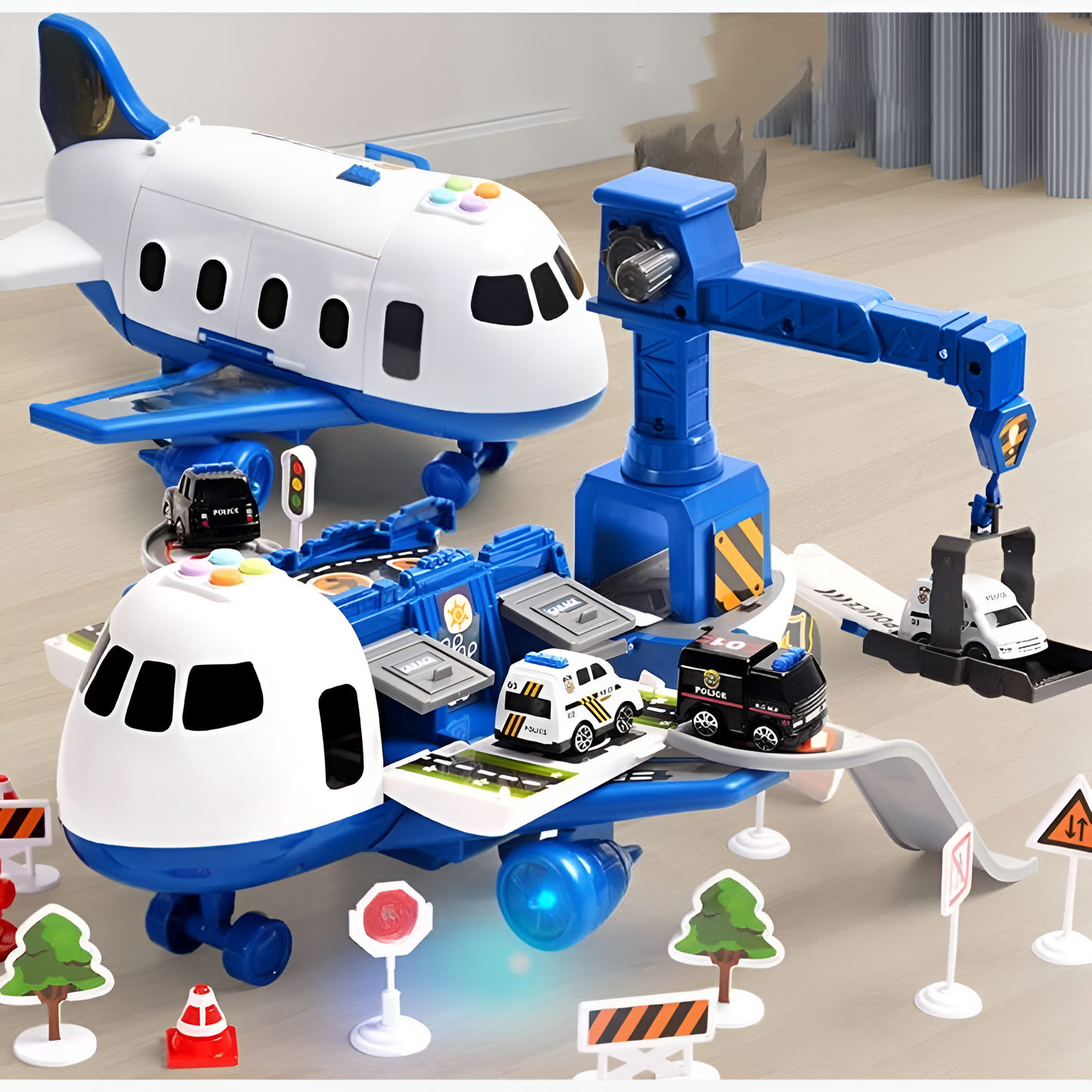 Toy Airplane Children's Vehicle Set
