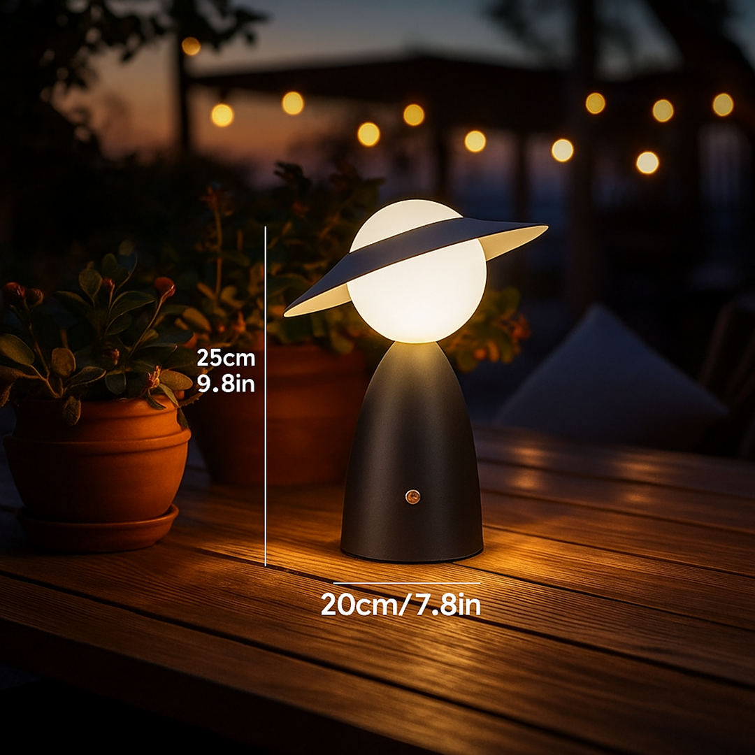 Skandynawska Bezprzewodowa Lampa Stołowa | Dotykowe Ładowanie