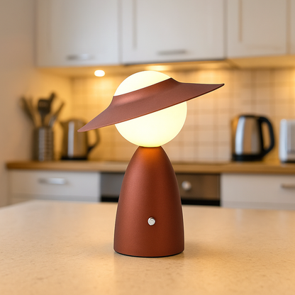 Skandynawska Bezprzewodowa Lampa Stołowa | Dotykowe Ładowanie