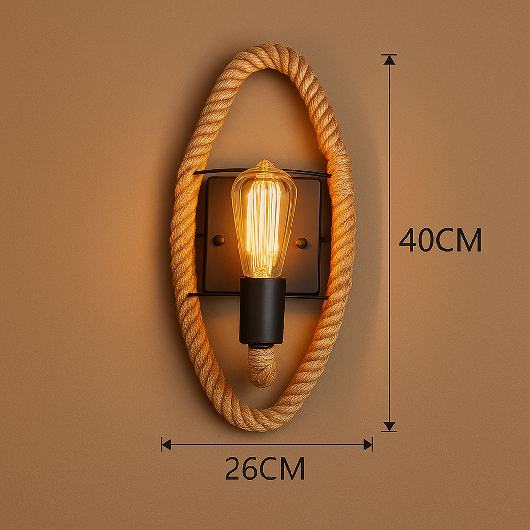 Skandynawska Lampa Ścienna Vintage | Lina