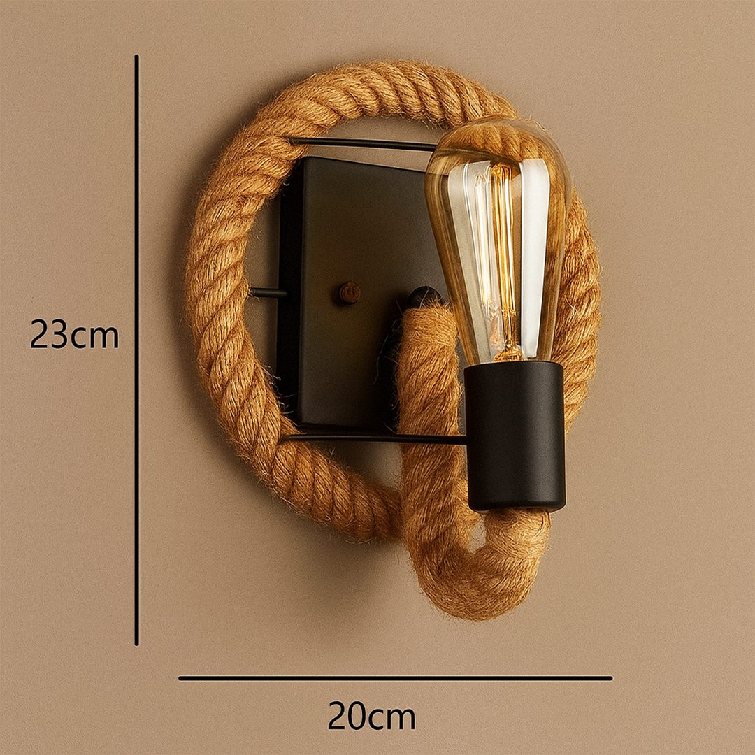 Skandynawska Lampa Ścienna Vintage | Lina