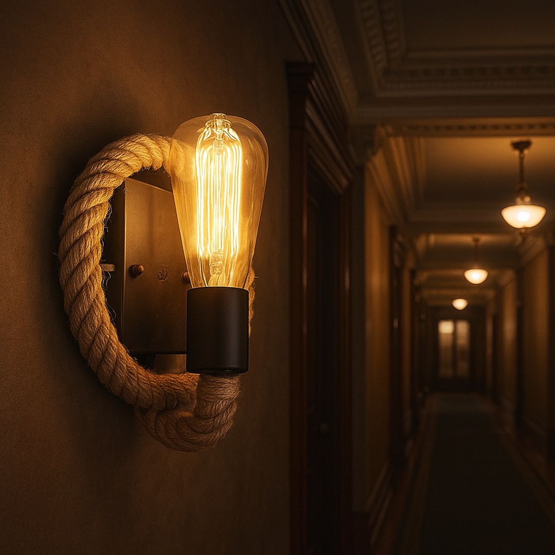 Skandynawska Lampa Ścienna Vintage | Lina