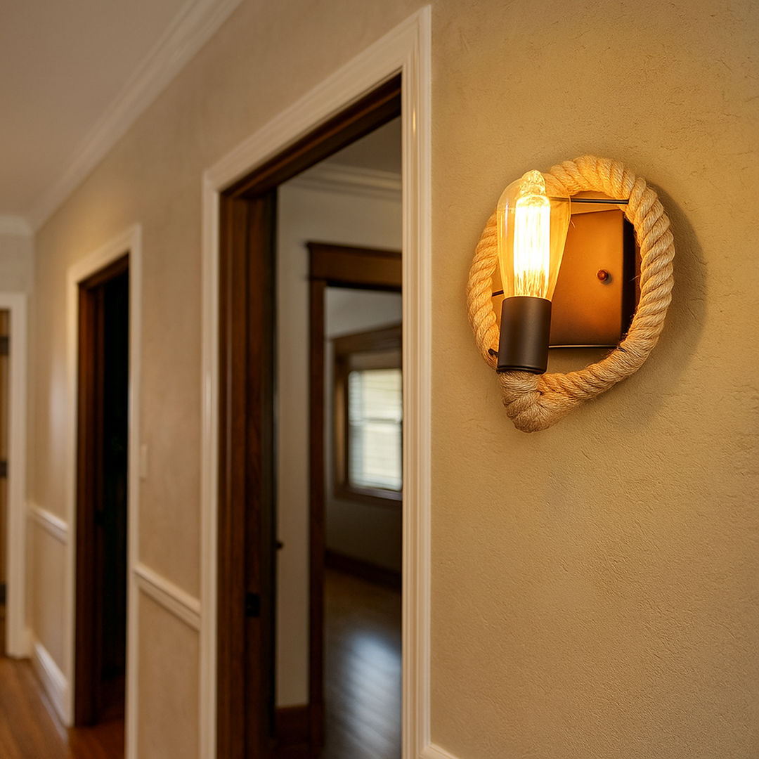Skandynawska Lampa Ścienna Vintage | Lina