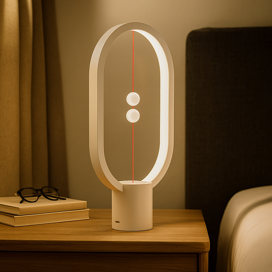 Skandynawska Magnetyczna Lampa Stołowa | Regulowany LED