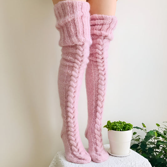 Women's Over-the-Knee Winter Home Socks
