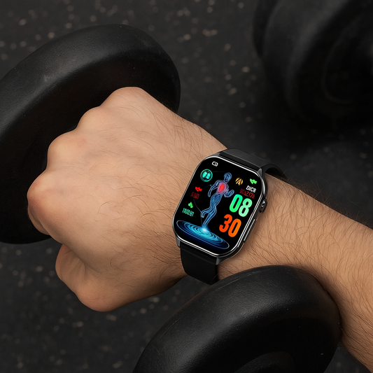 Senior Smartwatch SOS Function AMOLED Touch Screen