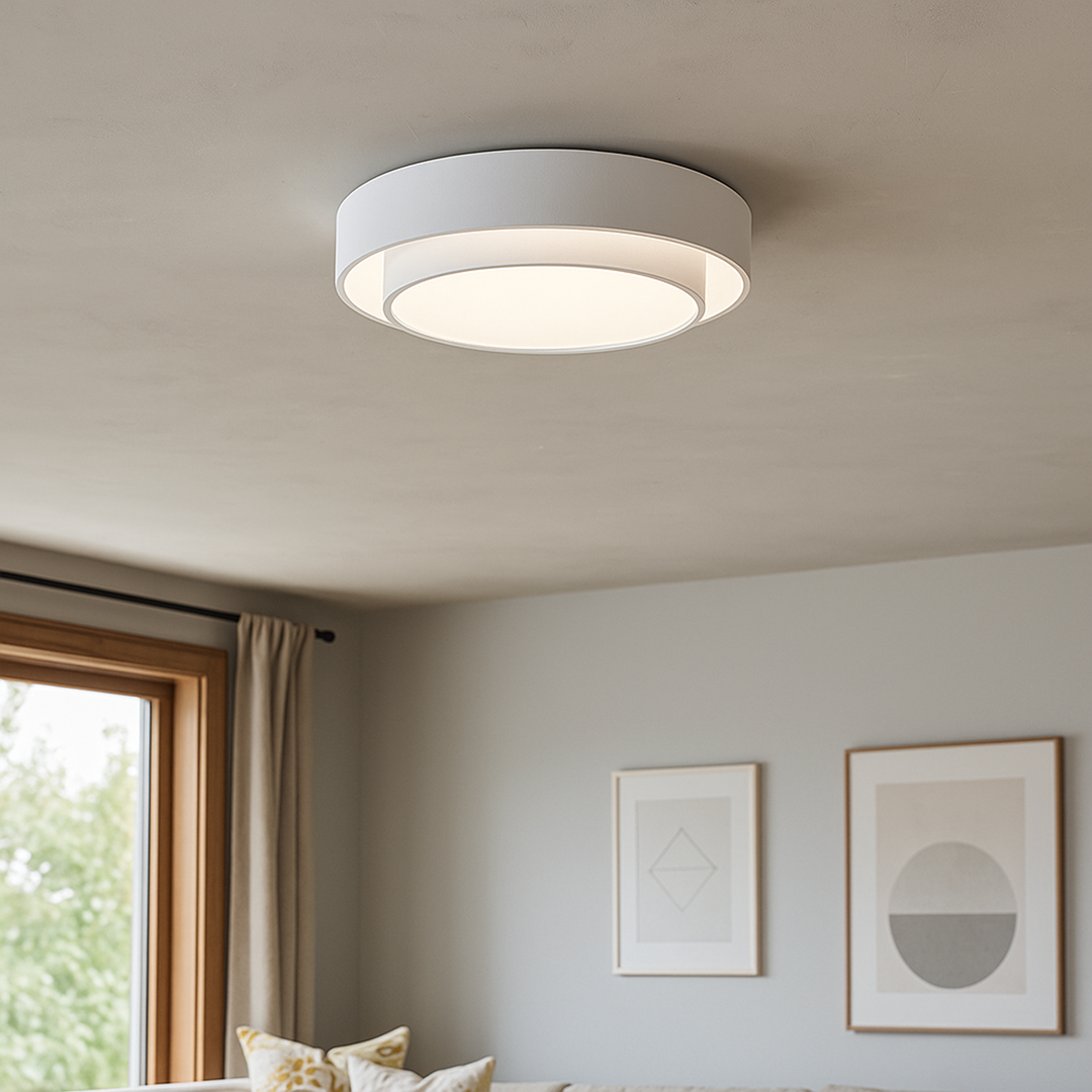 Stylowa Lampa Sufitowa Natynkowa | Sypialnia